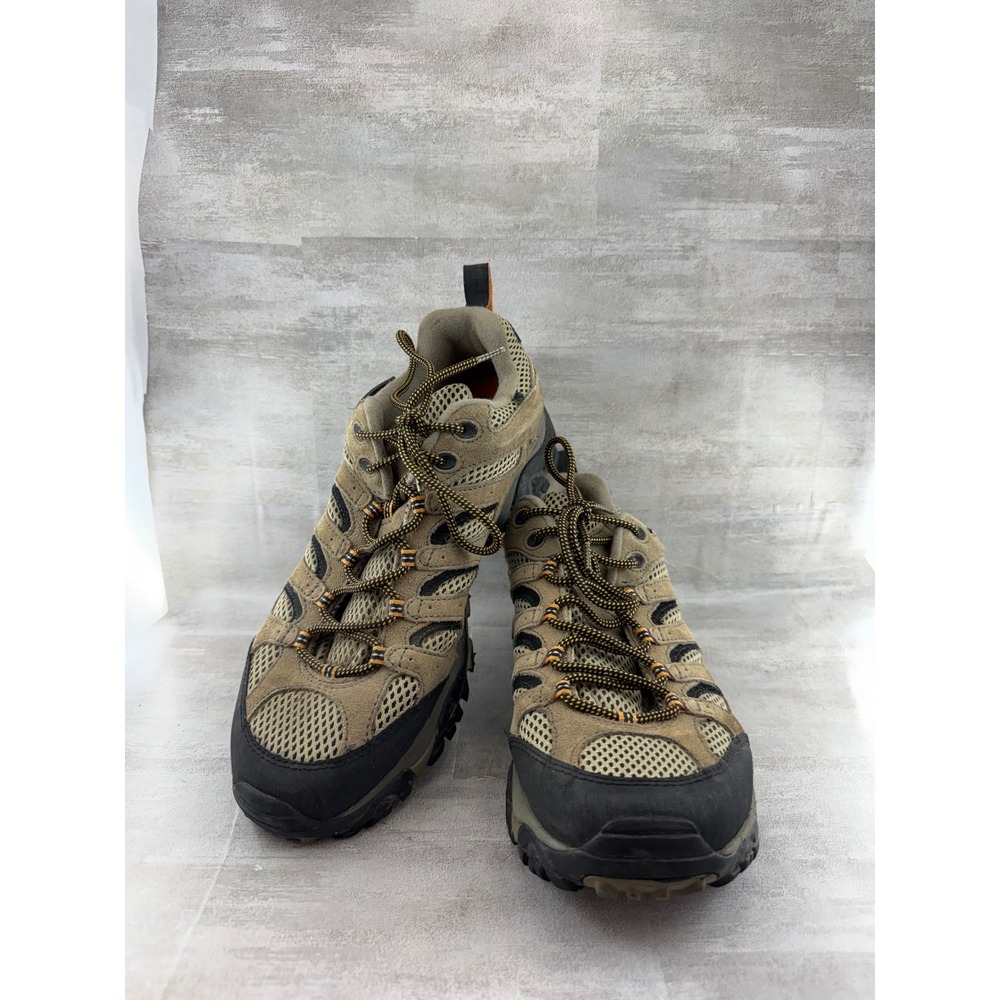 Merrell Moab Ventilator Walnut Tan Hiking Shoes Men Sz 12 J86595 Vibram Low Top